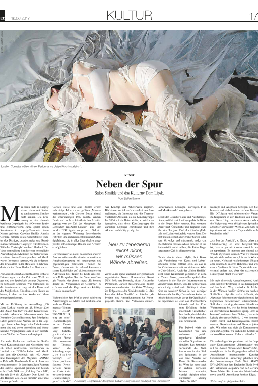 Leipziger Zeitung - Neben der Spur – Salon Similde & das Kulturny Dom Lipsk